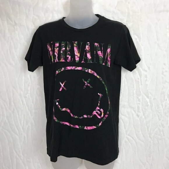 Nirvana Black T-shirt Size S - Picture 2 of 5